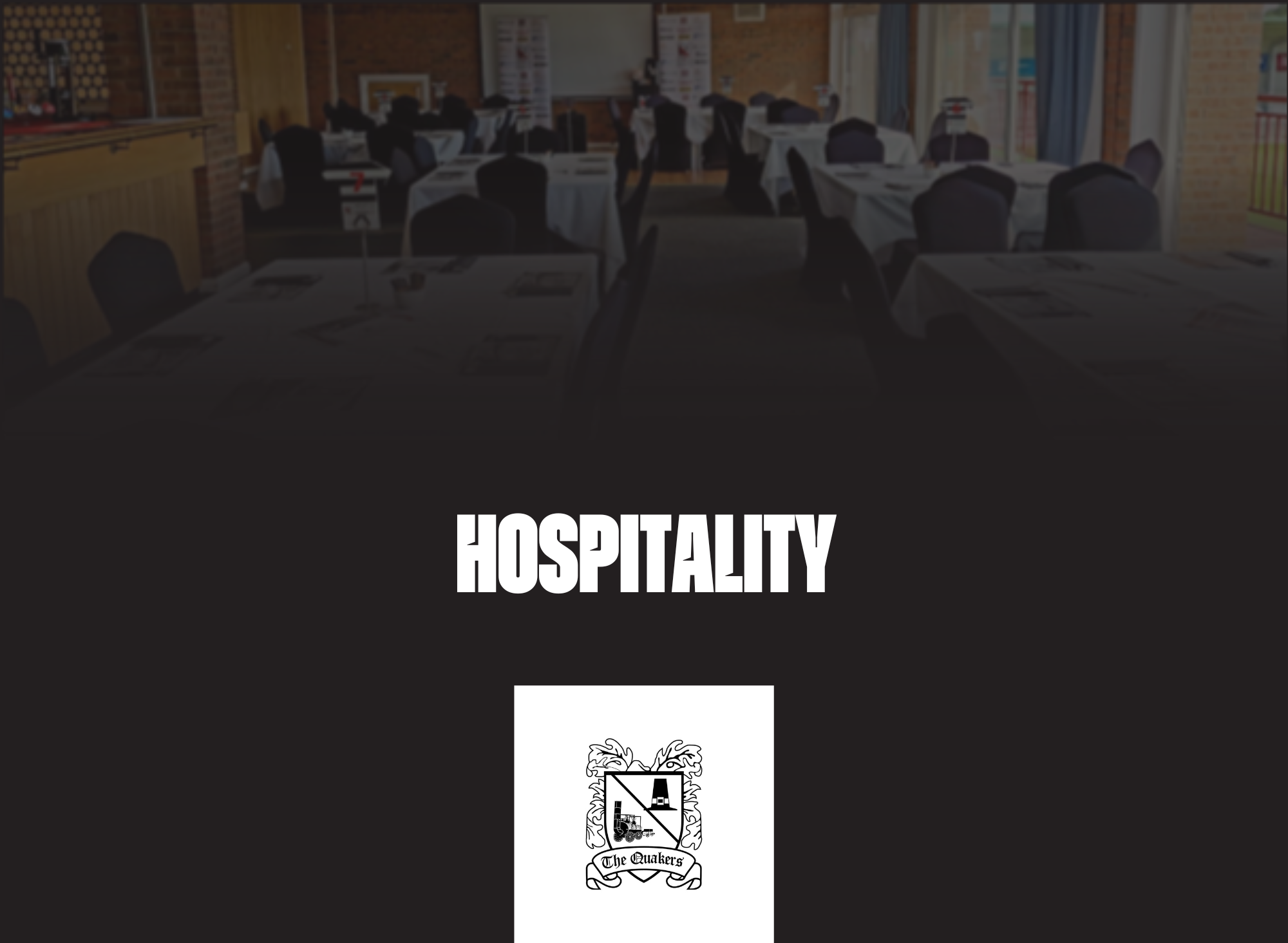 Matchday hospitality at Darlington FC