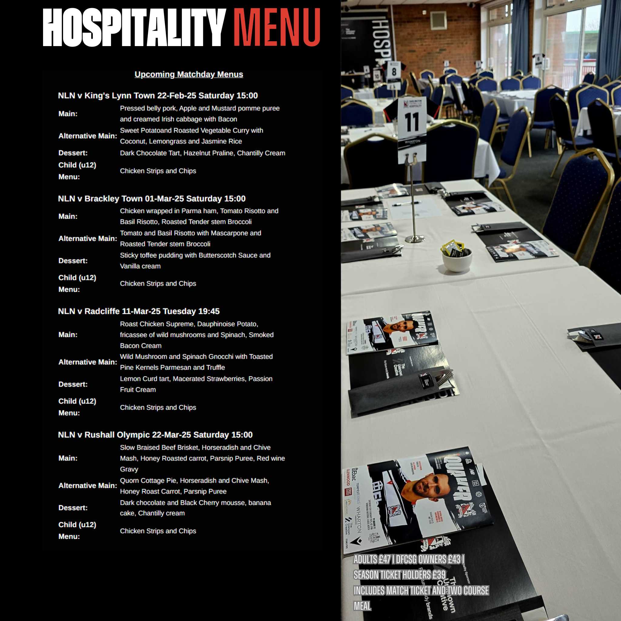 Hospitality Table